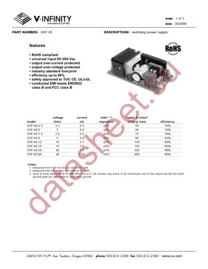 VOF-45-48 datasheet  